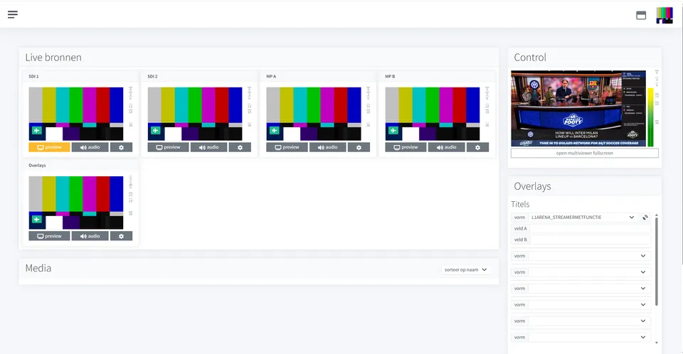 Redacteuren regisseren zelf met WebSwitcher