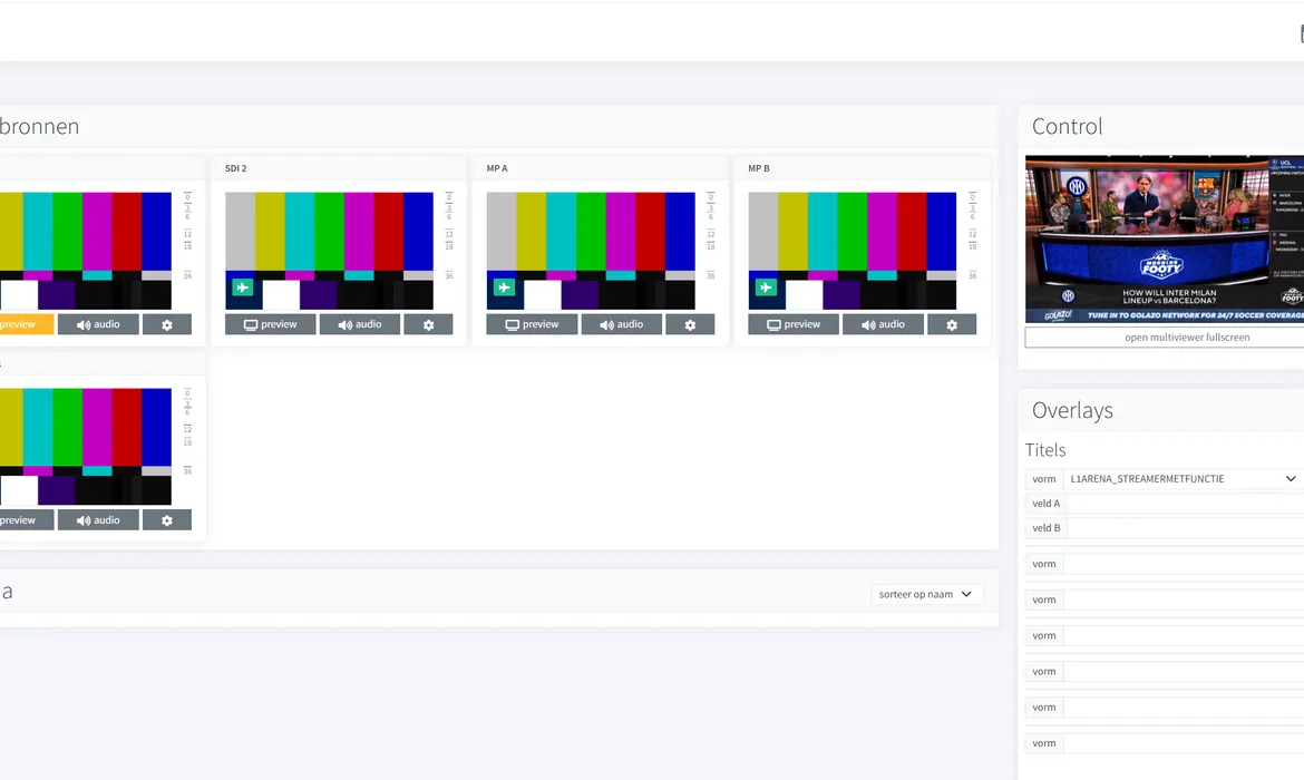 Redacteuren regisseren zelf met WebSwitcher