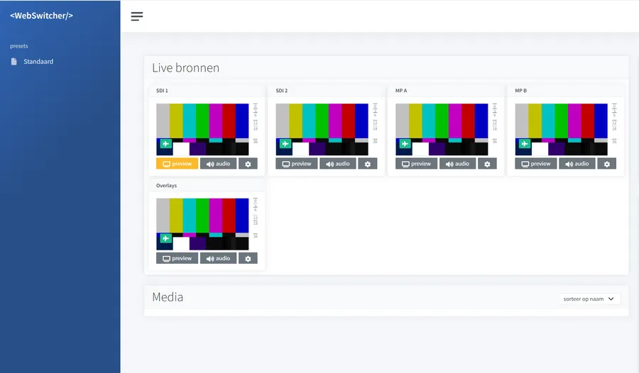 Redacteuren regisseren zelf met WebSwitcher — foto 1
